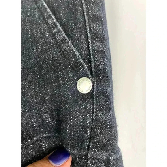 Black Denim Shorts Sz 7 Stretchy Women's Beta House - Picture 5 of 9